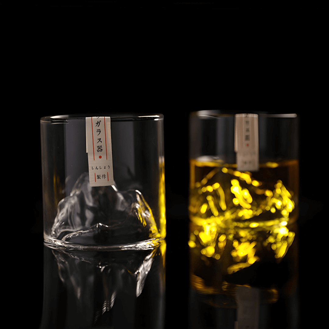 Mount Fuji japanskt kristallglas för whisky