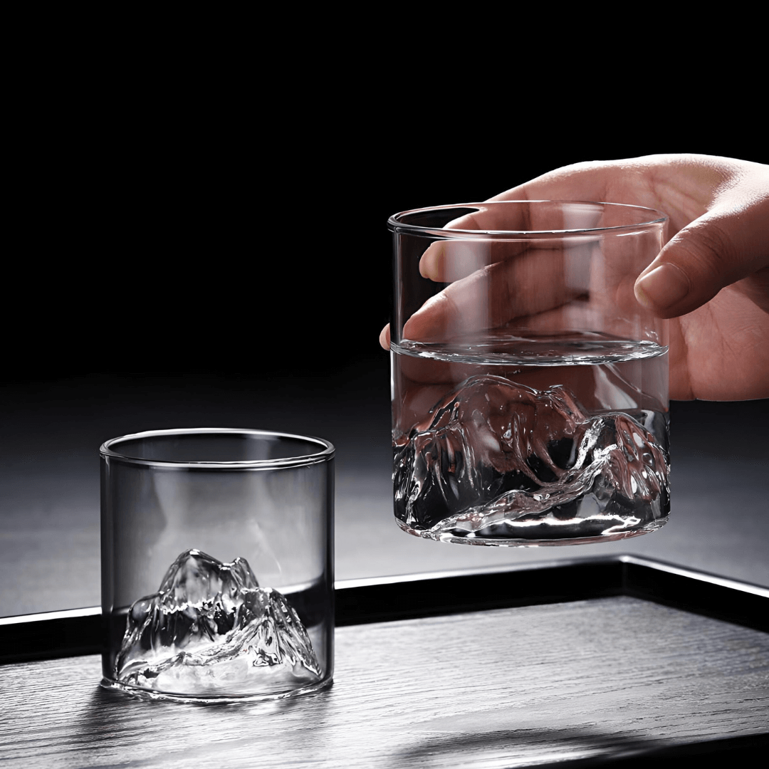 Mount Fuji japanskt kristallglas för whisky