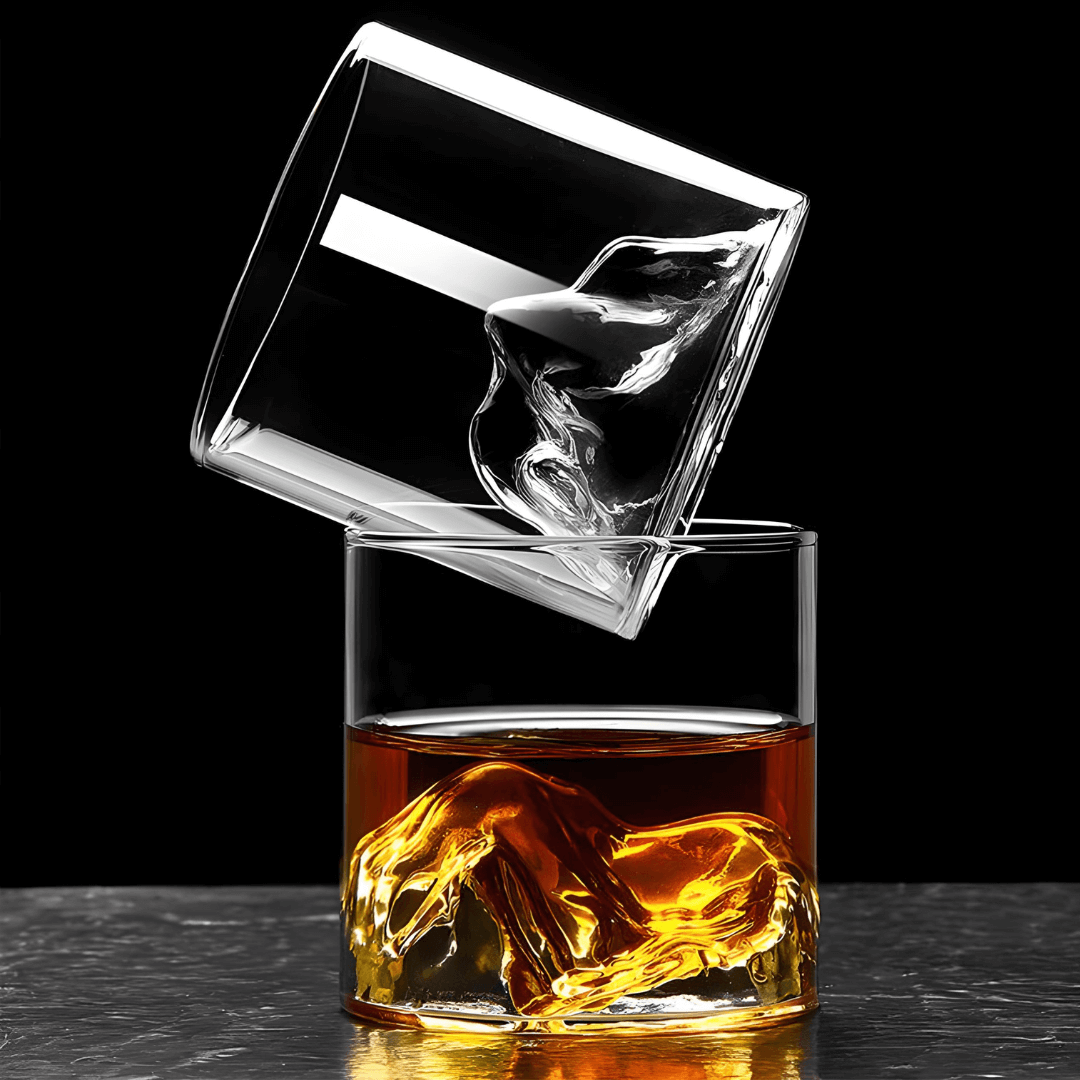 Mount Fuji japanskt kristallglas för whisky