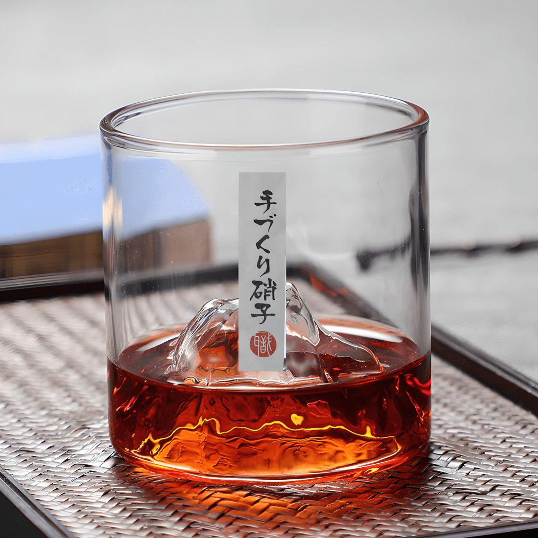 Mount Fuji japanskt kristallglas för whisky