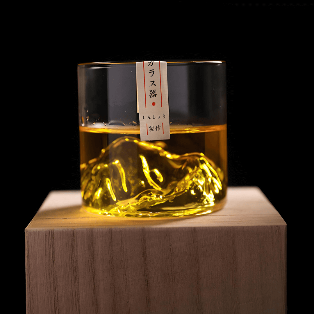 Mount Fuji japanskt kristallglas för whisky