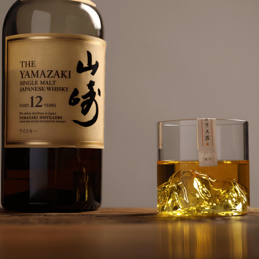 Mount Fuji japanskt kristallglas för whisky