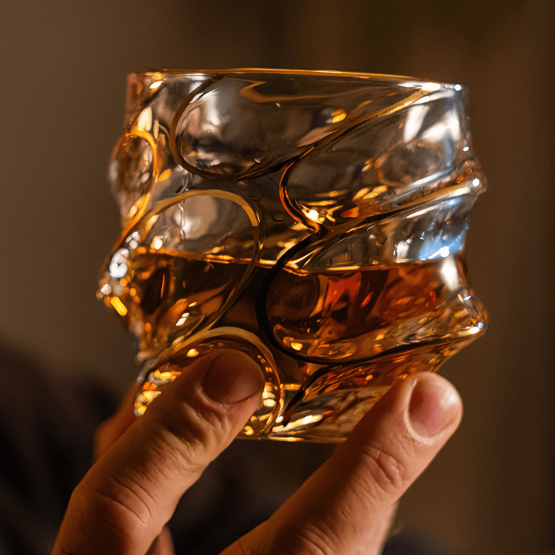 Arashi Gold japanskt kristallglas för whisky