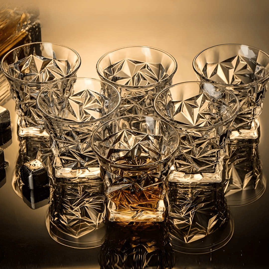 Kaze japanskt kristallglas för whisky