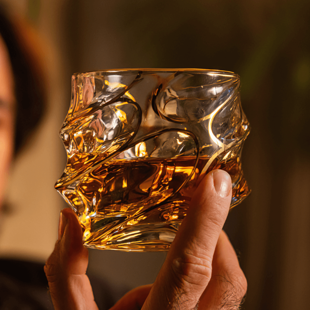 Arashi Gold japanskt kristallglas för whisky