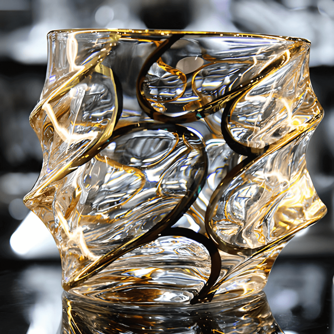 Arashi Gold japanskt kristallglas för whisky