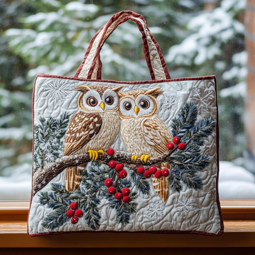 Mystic Winter Quilted Tote Bag