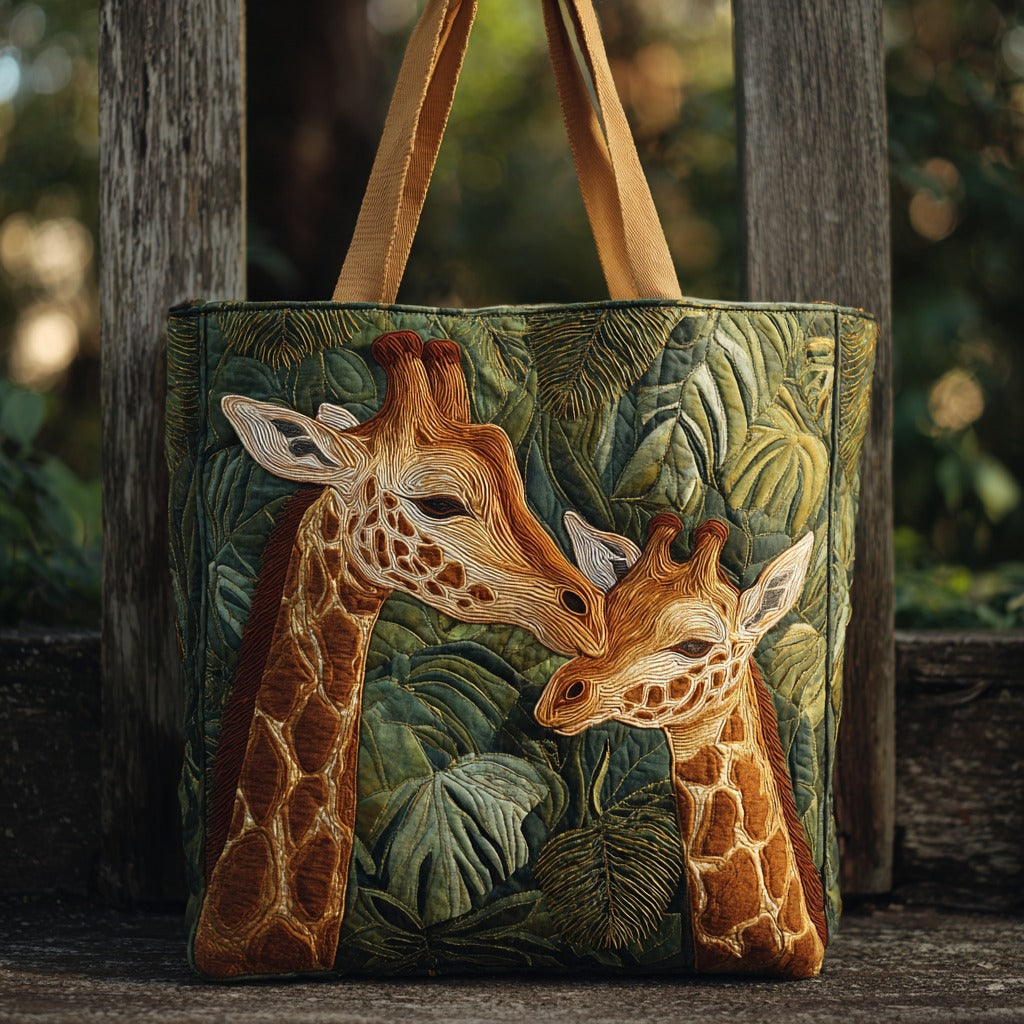 Jungle Mom Quilted Tote Bag